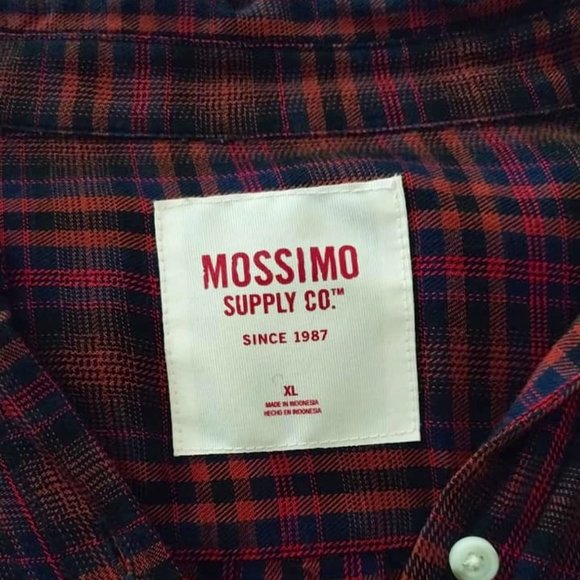 Mossimo Supply Co Plaid Top XL - Picture 2 of 5